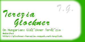 terezia glockner business card